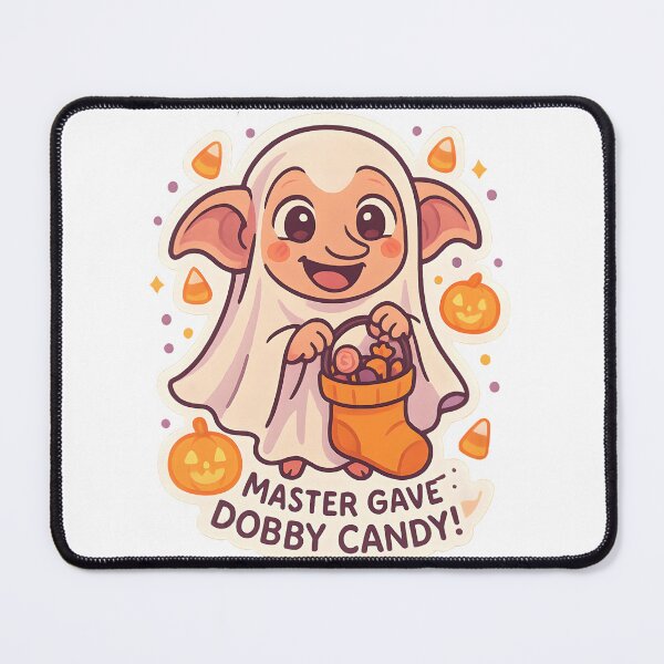 Item preview, Master Gave Dobby Candy – Cute Halloween Sticker designed and sold by MAVNALE.