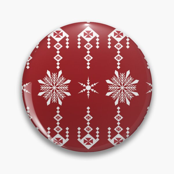 Item preview, Christmas Holiday Pattern, Festive Snowflake Design, Red Winter Background designed and sold by RS4you.