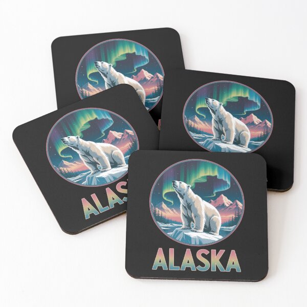 Item preview, Alaska Northern Lights Aurora Viewing Bear Vacation Trip designed and sold by Bandikonsalez.