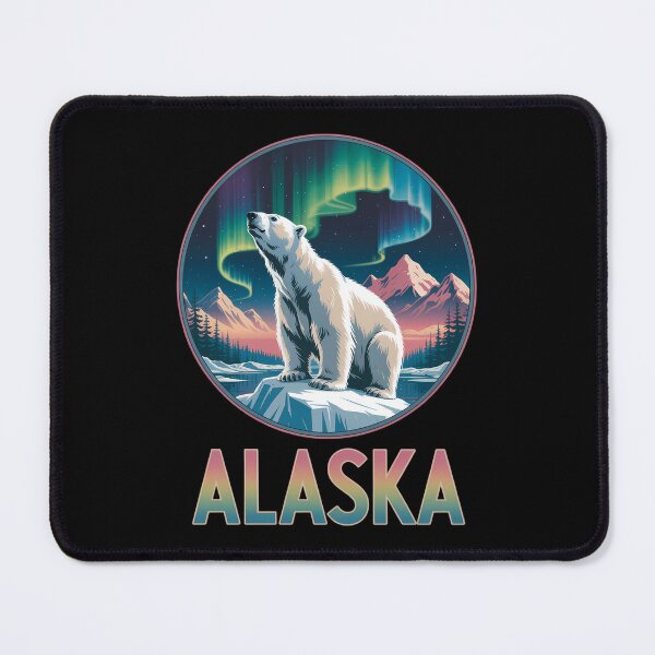 Item preview, Alaska Northern Lights Aurora Viewing Bear Vacation Trip designed and sold by Bandikonsalez.