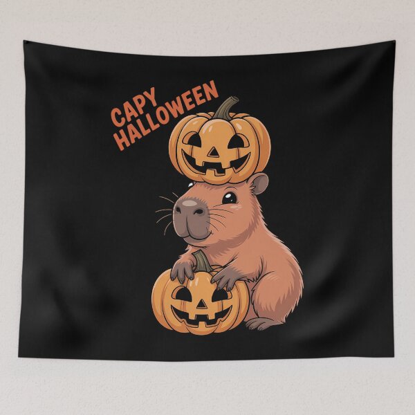 Item preview, Capy Halloween Pumpkin designed and sold by Bandikonsalez.