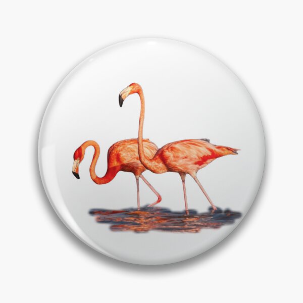 Item preview, Pink Flamingos reflecting on water designed and sold by Travelways.