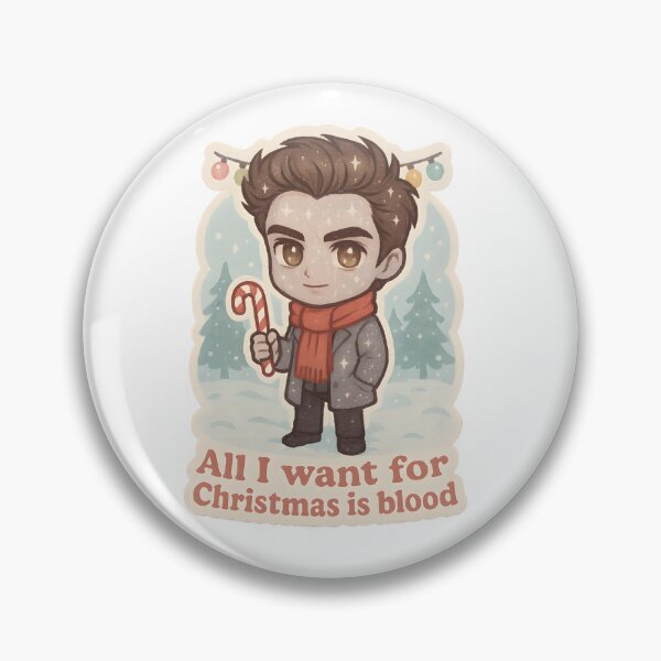 Item preview, All I Want for Christmas Is Blood – Twilight Edward Cullen Sticker designed and sold by MAVNALE.