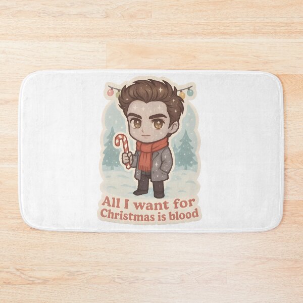 Item preview, All I Want for Christmas Is Blood – Twilight Edward Cullen Sticker designed and sold by MAVNALE.