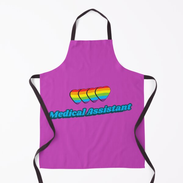 Item preview, Medical Assistant Love - LGBT Hearts - MA designed and sold by FreshMedThreads.