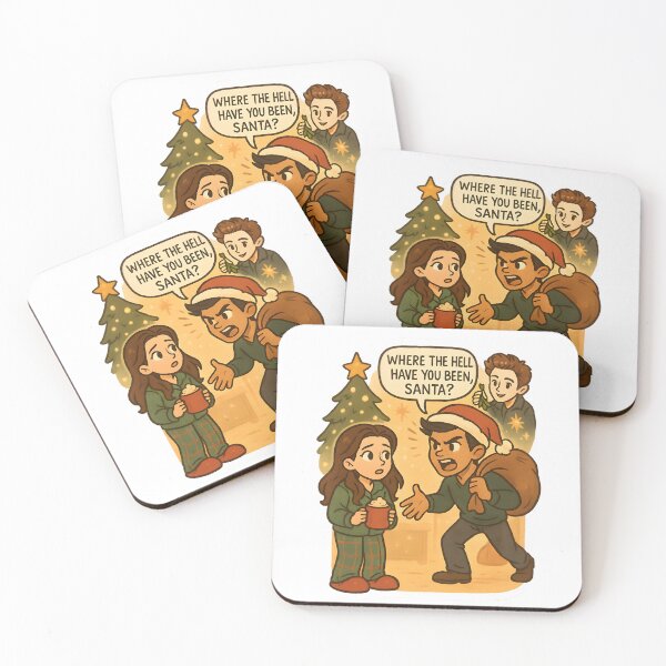 Item preview, Where the Hell Have You Been, Santa? – Twilight Christmas Meme Sticker designed and sold by MAVNALE.