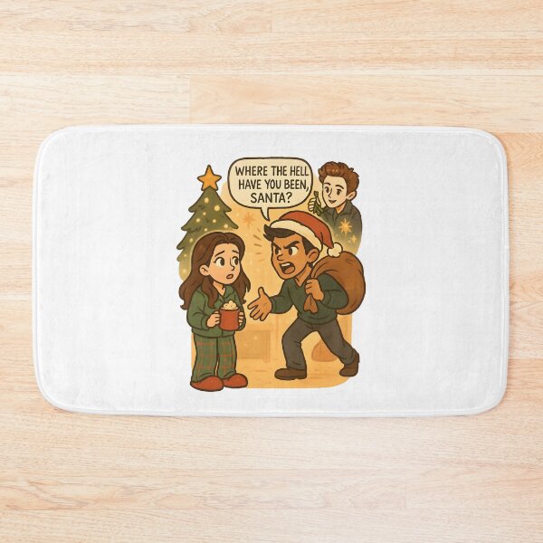 Item preview, Where the Hell Have You Been, Santa? – Twilight Christmas Meme Sticker designed and sold by MAVNALE.