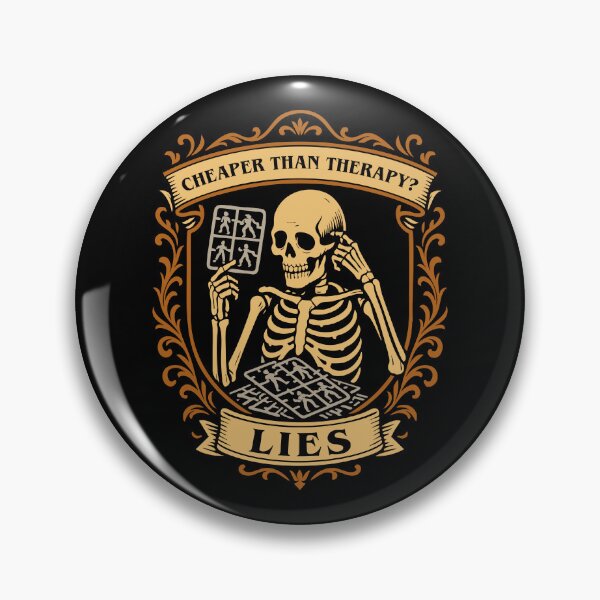 Item preview, Cheaper Than Therapy Lies Funny Miniature Painter designed and sold by pixeptional.