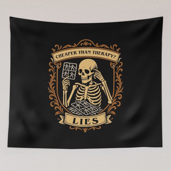 Item preview, Cheaper Than Therapy Lies Funny Miniature Painter designed and sold by pixeptional.