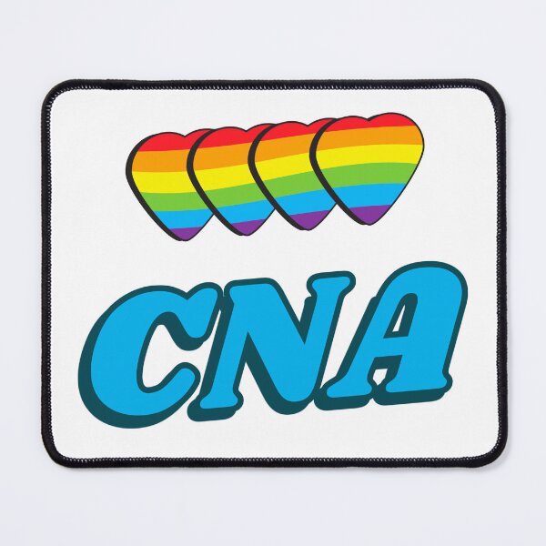 Item preview, CNA Love - LGBT Hearts designed and sold by FreshMedThreads.