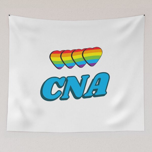 Item preview, CNA Love - LGBT Hearts designed and sold by FreshMedThreads.