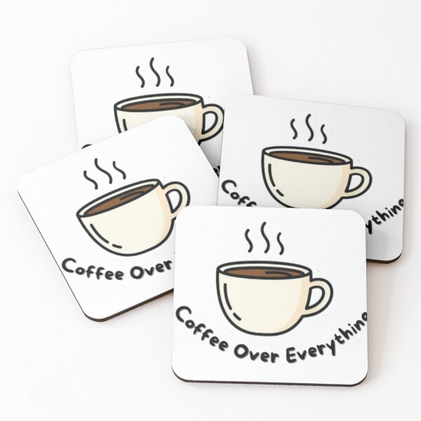 Item preview, Coffee Over Everything Sticker designed and sold by StickerVibes25.