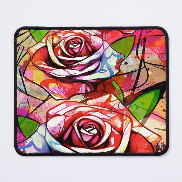 Item preview, Three Rose Painting designed and sold by ViaARTfactory.