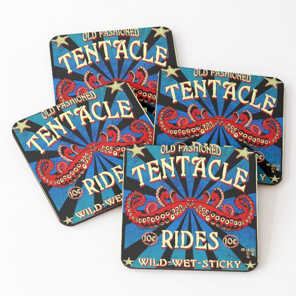 Item preview, Tentacle Rides Poster Art designed and sold by KEVINBECKETT1.
