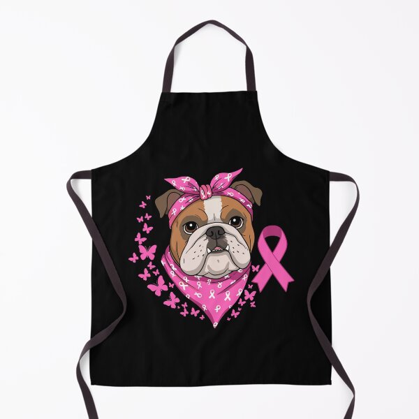 Item preview, Bulldog Breast Cancer Awareness Pink Ribbon designed and sold by styleonestaa.