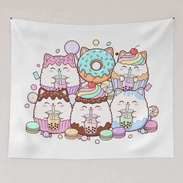 Item preview, Donut Cats Party - Donut Worry, Be Purry designed and sold by sherifshaaban.