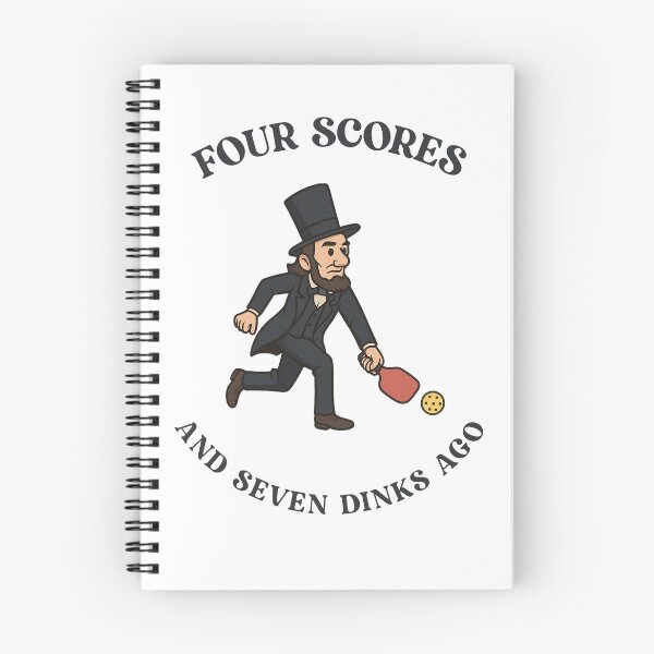Item preview, Abe Lincoln - Four Scores and Seven Dinks Ago Tee designed and sold by MSX Designs.
