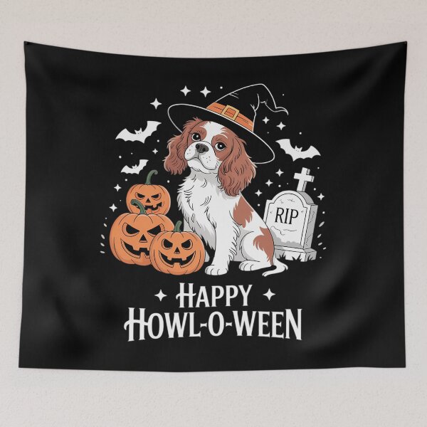 Item preview, Dog Pumpkins Halloween Witch Lover designed and sold by ValerieRodrigue.