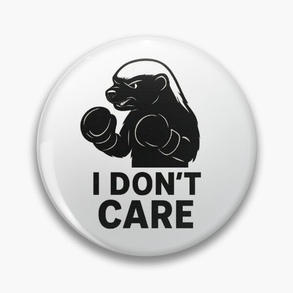 Item preview, Honey Badger "I DONT CARE" Funny Logo  designed and sold by Ali Kiwan Photo and Desgin .