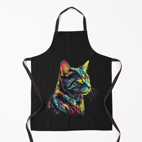 Item preview, Colourful Art Cat – Creative Cat Motif Animal Lover Design designed and sold by StiedemanAmelie.