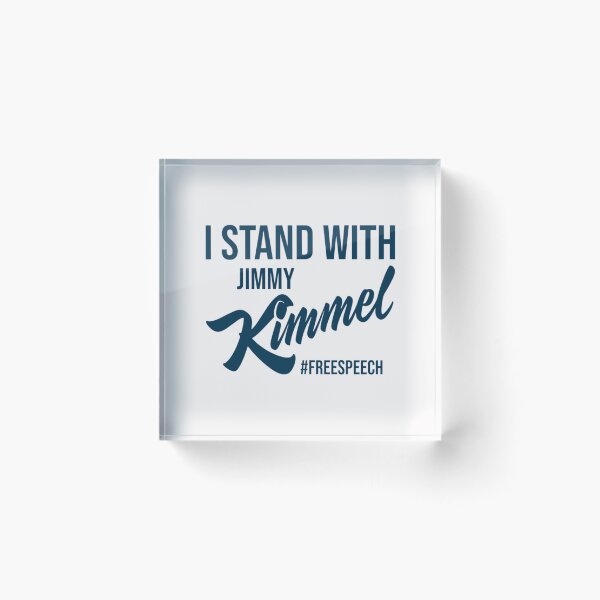 Item preview, I Stand with JIMMY KIMMEL designed and sold by LeonieConsid.