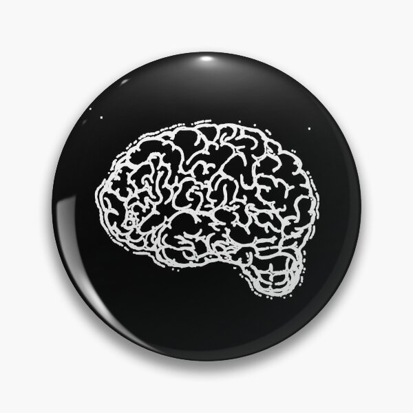 Item preview, Abstract Black and White Brain Kranium designed and sold by TheDezignKitchen.