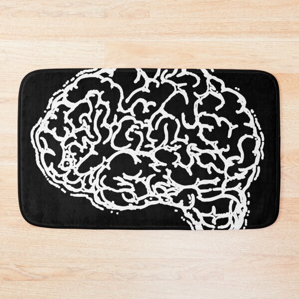 Item preview, Abstract Black and White Brain Kranium designed and sold by TheDezignKitchen.