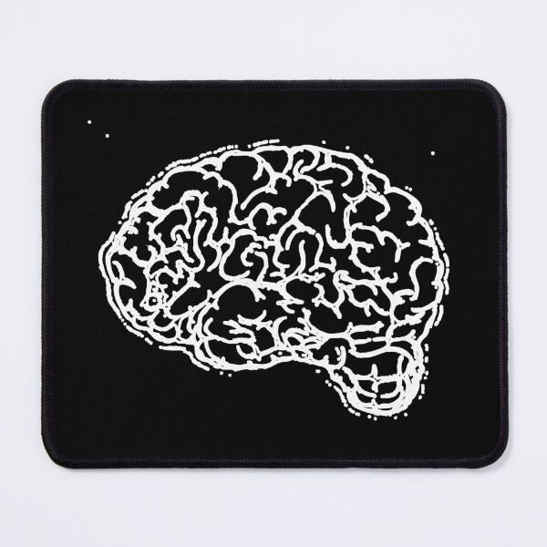 Item preview, Abstract Black and White Brain Kranium designed and sold by TheDezignKitchen.