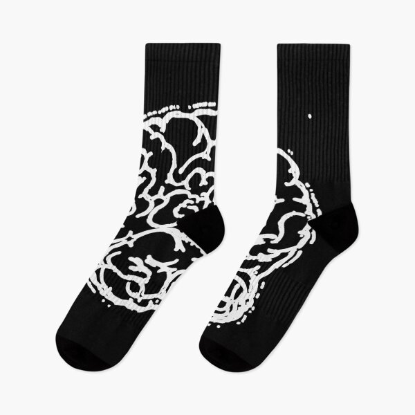 Item preview, Abstract Black and White Brain Kranium designed and sold by TheDezignKitchen.