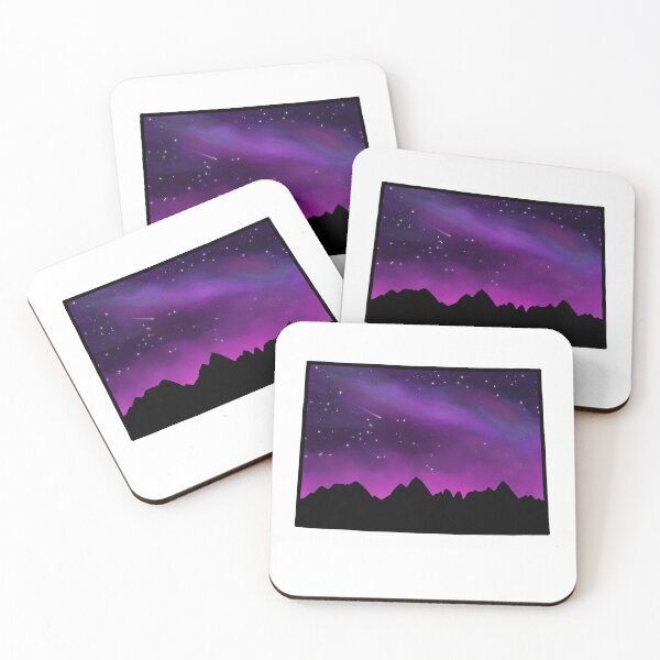 Item preview, Colorado Night Sky Silhouette | Colorado Galaxy Art designed and sold by Tinywingscreate.