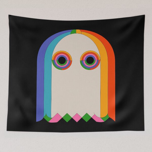 Item preview, Ghost Trippy Vaporwave Halloween Techno Rave EDM designed and sold by ValerieRodrigue.