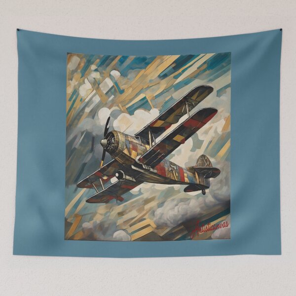 Item preview,  "Stormy Skies: WWII Military Aircraft" designed and sold by Artisticanvas.