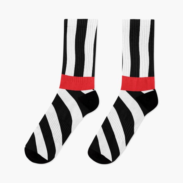 Item preview, Black and white striped preppy pattern unbalanced designed and sold by fluffyfamcraft.