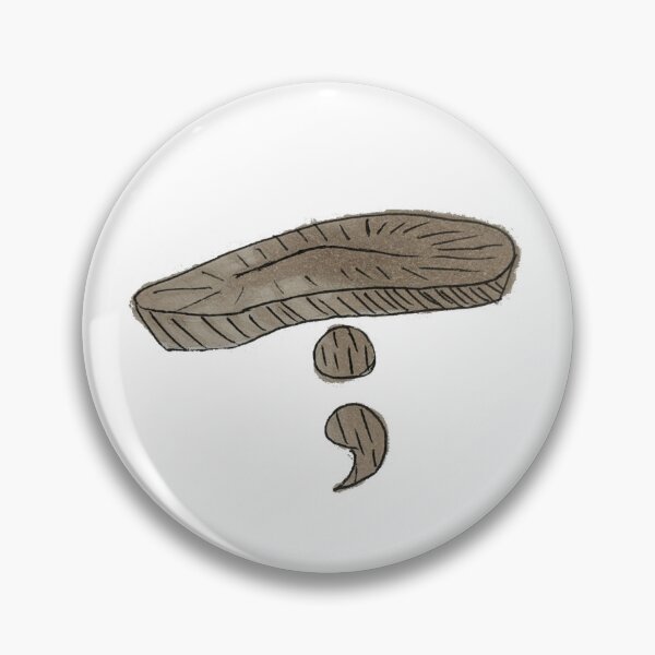 Item preview, Brown Semi-Colon Mushroom designed and sold by BlossomingHope.