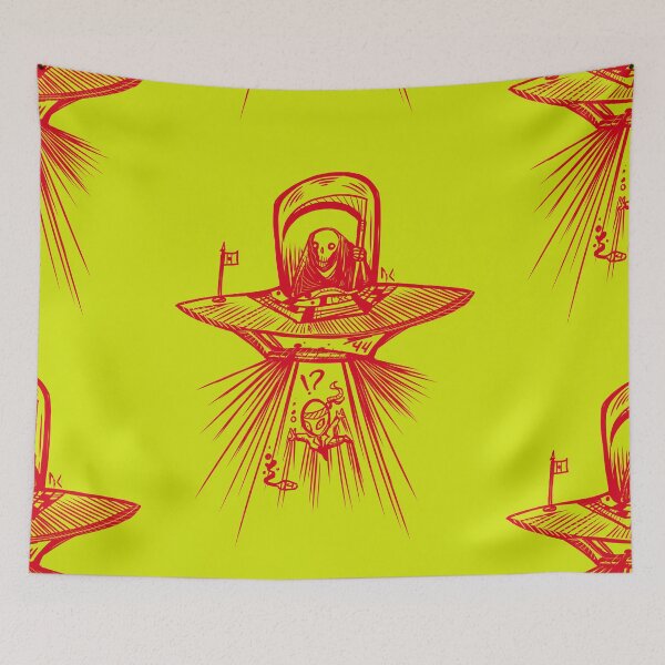 Item preview, red space death designed and sold by UrielCalavera.