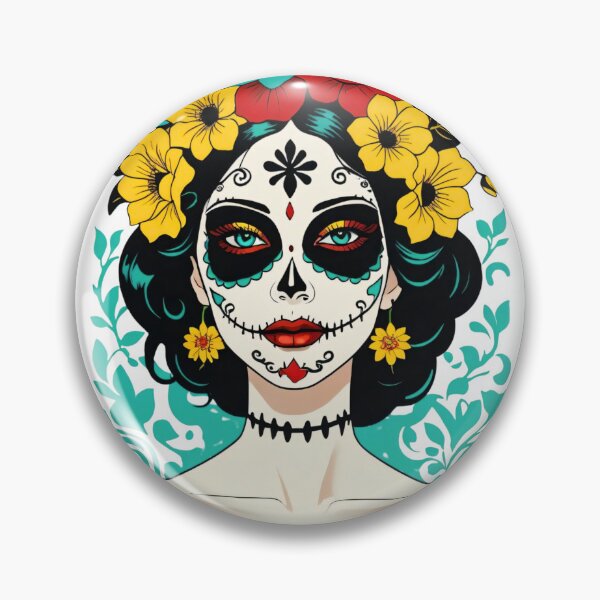 Item preview, Day of the Dead Pin-Up Girl designed and sold by Har-de-Har.