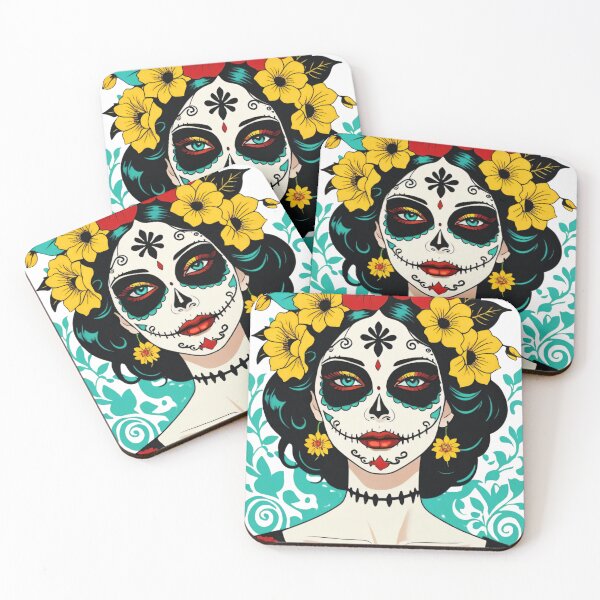 Item preview, Day of the Dead Pin-Up Girl designed and sold by Har-de-Har.