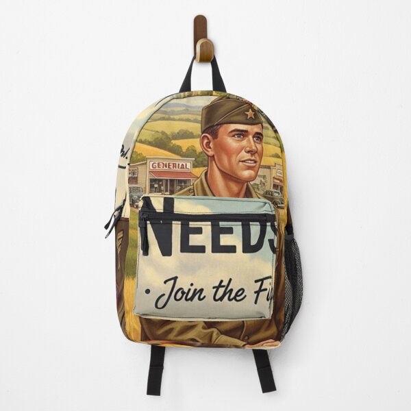 Item preview, WW2 Recruitment Poster – Retro Military Propaganda Art designed and sold by Art's Diner.