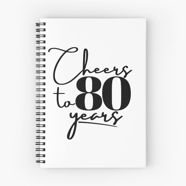 Item preview, Cheers to 80 Years Birthday Anniversary – Milestone Celebration Gift designed and sold by highflycrafts.