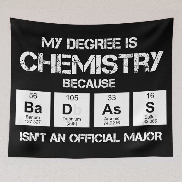 Item preview, Badass Chemistry Major designed and sold by mebyme.