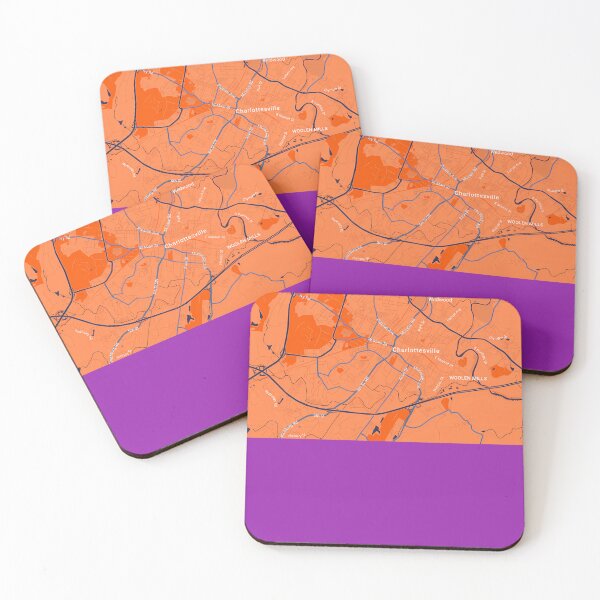 Item preview, Charlottesville-Virginia-Map designed and sold by RogerKramer.