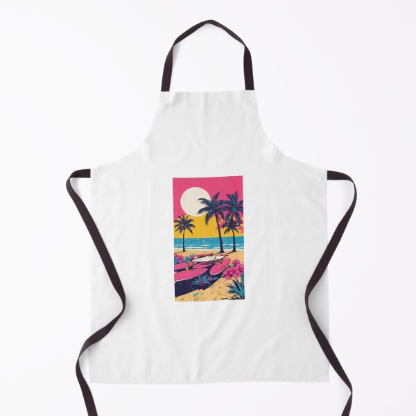 Item preview, Beach Sunset – Pop Art Retro Vibes designed and sold by natthaaekf.