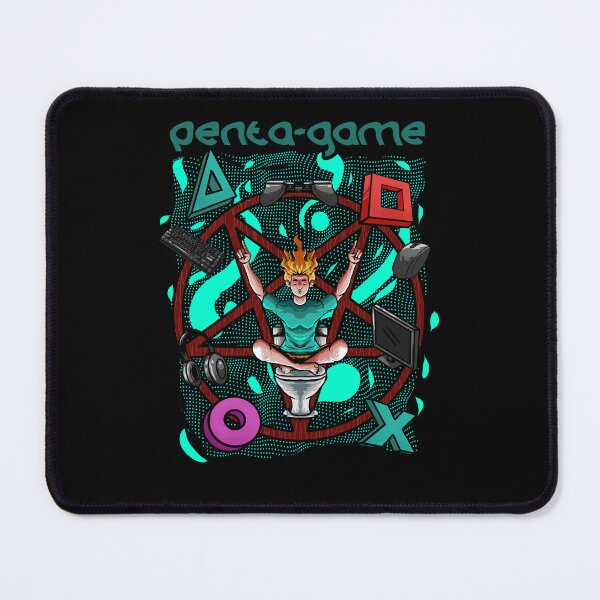 Item preview, PENTA-GAME Gamer T shirt designed and sold by sharktalestudio.