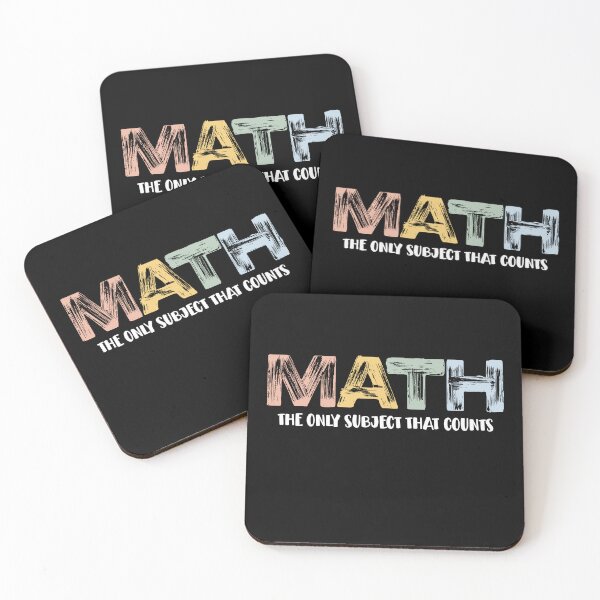 Item preview, Math The Only Subject That Counts Funny Teacher Student Quote designed and sold by imtiezpuwarj.