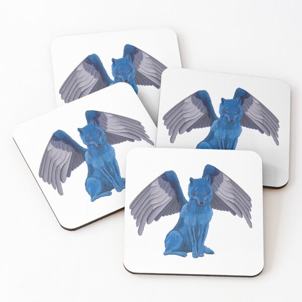 Item preview, Blue Winged Wolf designed and sold by Biggie_Arrigan.