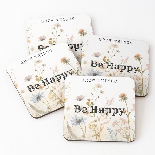 Item preview, Grow Things, Be Happy designed and sold by Spirit Designs.