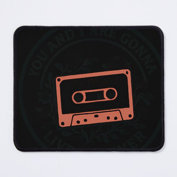 Item preview,  Live Forever - Oasis-Themed Cassette Tape And Floral  designed and sold by JOSLYNNBRITTON.