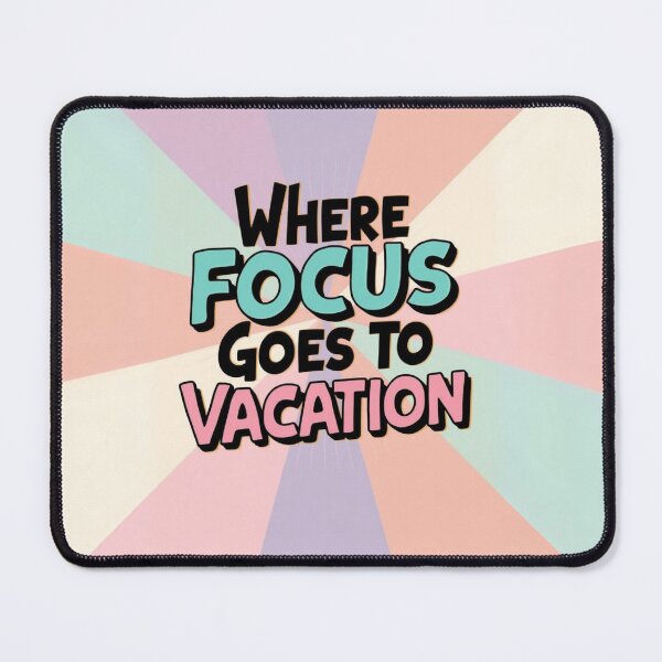 Item preview, ADHD: Where Focus Goes to Vacation designed and sold by Payna Store.