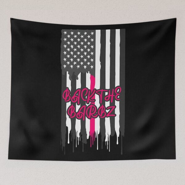 Item preview, Meme Classic Logo Pink Barbz Flag designed and sold by CloudyPriceSt.