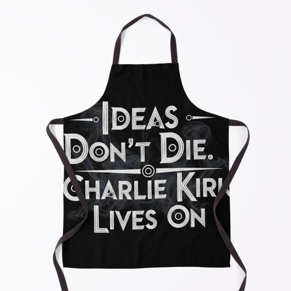 Item preview, Ideas Don't Die, Charlie Kirk Lives On T-Shirt designed and sold by LaModaLoKa01.